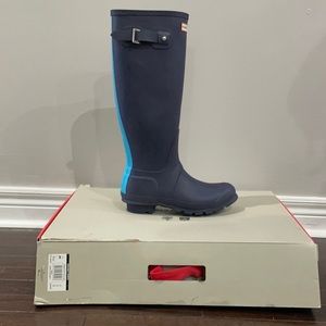 Midnight Sky Blue Original Strip Hunter Boots